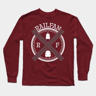 Vintage Trainspotter RailFan Long Sleeve T-Shirt